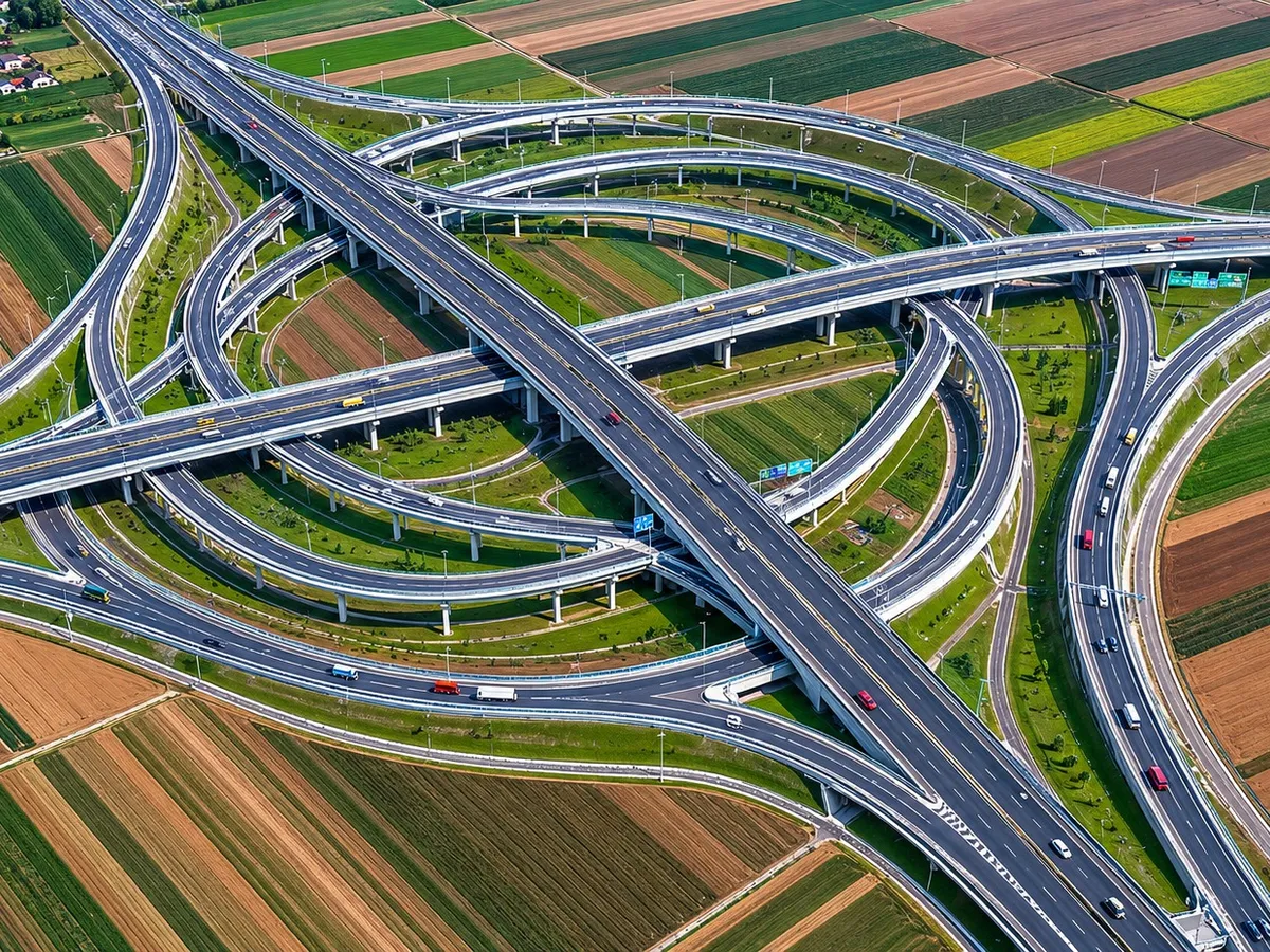 Primul mega - turbion de autostradă din România va conecta Autostrada A7, alias „Autostrada Moldovei”, și Autostrada A8, alias „Autostrada Unirii” - Foto: Facebook