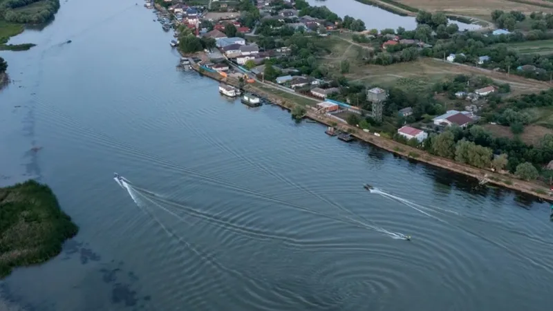 Ucraina a oprit dragajul pe Bâstroe până la clarificarea situației: Descoperirea Apelor Române - Foto: Captură video