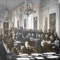 Semnararea Tratatului de la Trianon, 2 iunie 1920/FOTO: RADOR