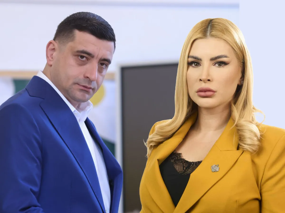 George Simion și Andra Claudia Constantinescu  - Foto: Inquam Photos/Ocravian Ganea