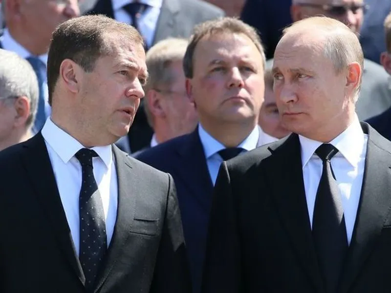 Putin și Medvedev/  Foto: Sputnik