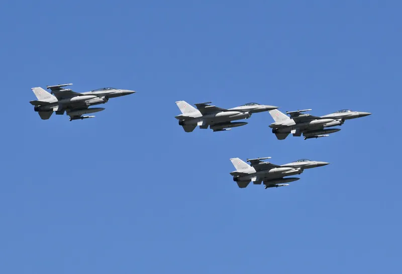 O flotă de 12 avioane F-16 ale SUA se &icirc;ndreaptă spre Iran - Foto: Profimedia Images (imagine cu rol ilustrativ)