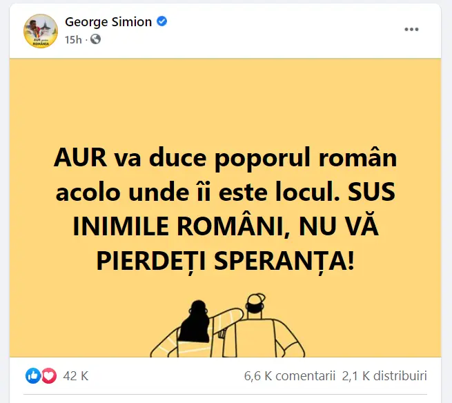 Ro Vaccinare îl trolează pe George Simion: Du poporul spre centrele de vaccinare