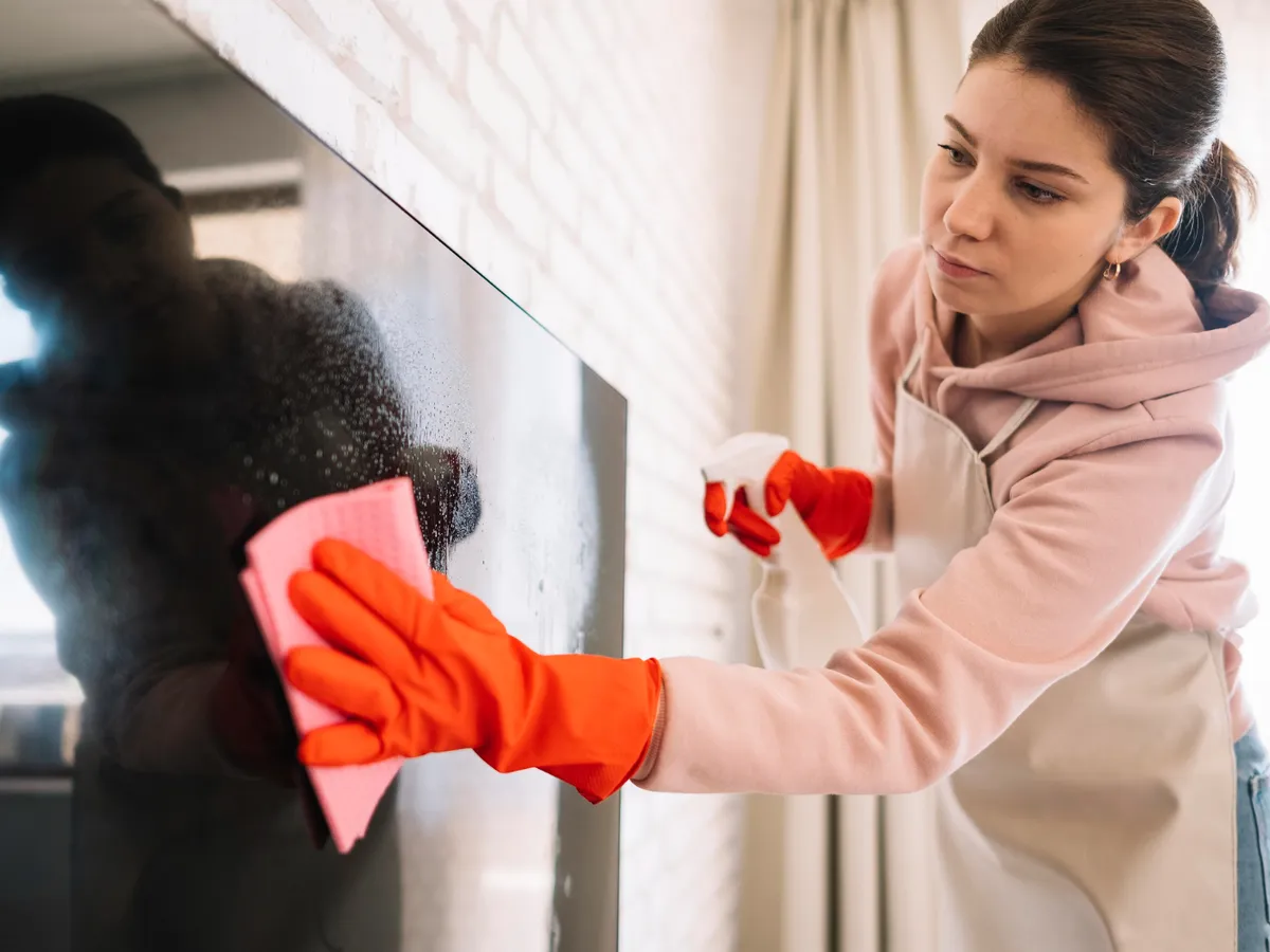 Persoană care face curat în apartament - Foto: Freepik (Imagine cu rol ilustrativ)