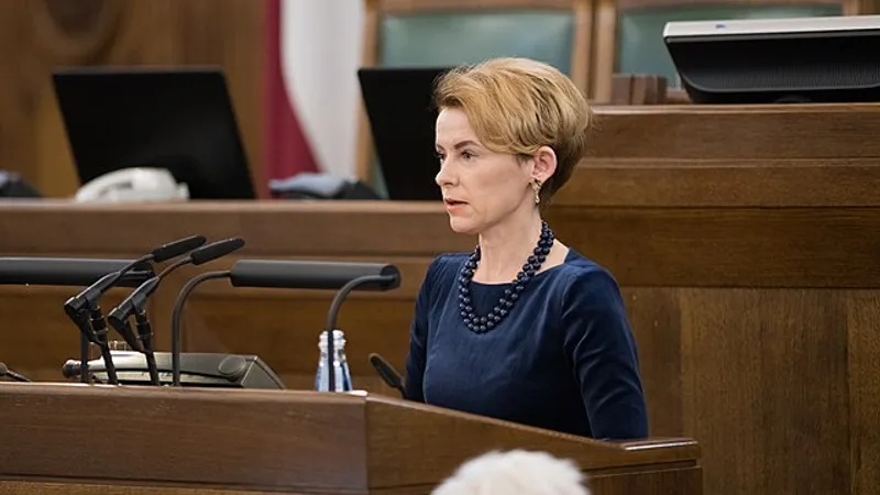 Marija Golubeva a demisionat din funcţia de ministru de Interne al Letoniei. / Foto: wikipedia.org