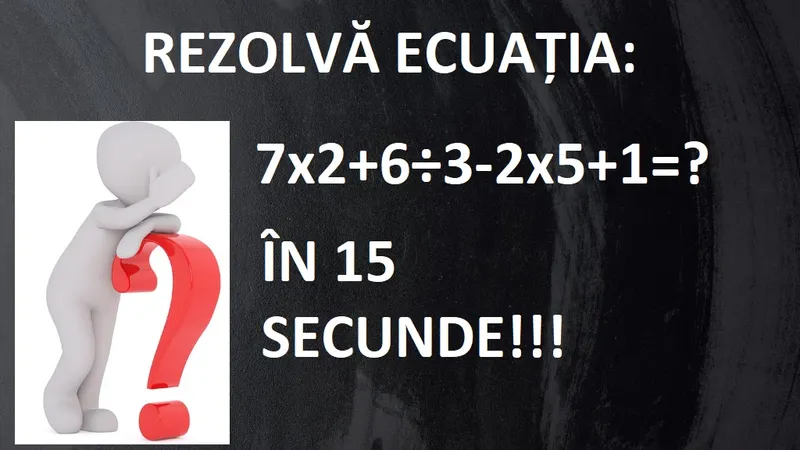 Problemă de matematică Foto: Newsweek