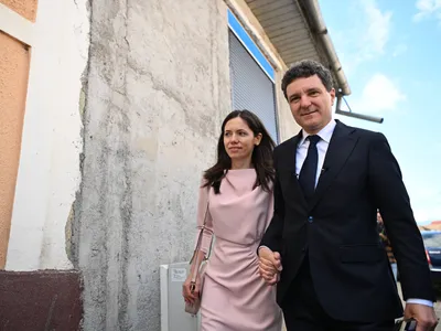 Mirabela Grădinaru și Nicușor Dan - Foto: Profimedia Images