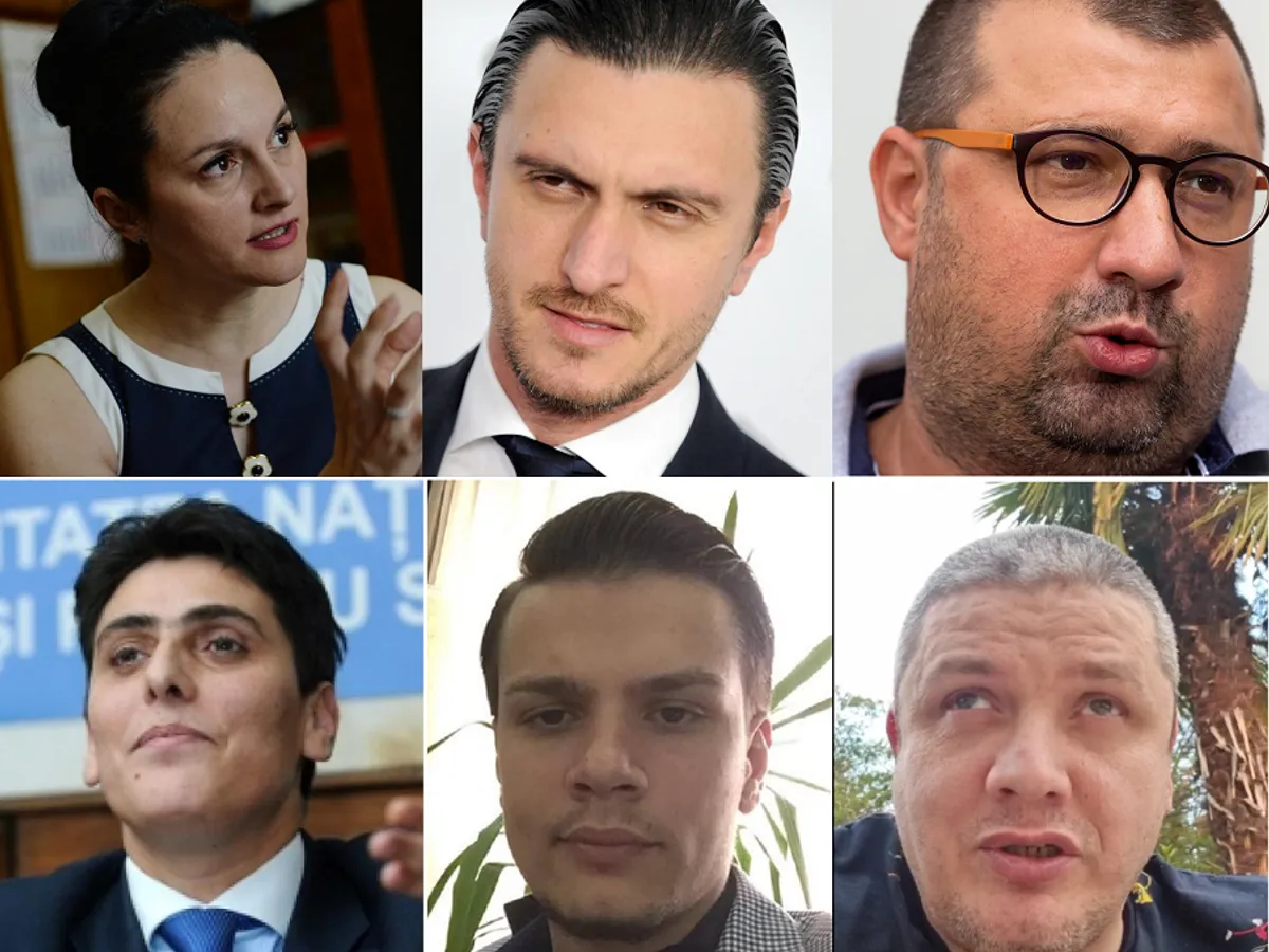 Alina Bica, Dragoș Săvulescu, colonelul Daniel Dragomir (rândul de sus), Marian Zlotea, Mario Iorgulescu, Mircea Nebunu (rândul de jos) sunt cei mai cunoscuți infractori protejați de justiția italiană Foto: INQUAM Photos/Facebook