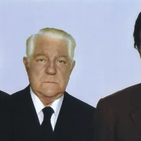 Alain Delon, cu Jean Gabin şi Lino Ventura, în "Clanul Sicilienilor" (1969) - Foto: Flickr/phantom of the flicks
