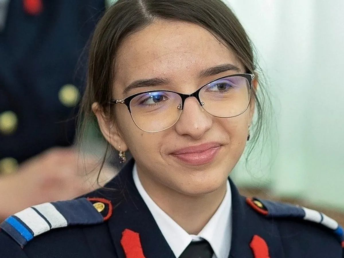Mihaela Maftei, eleva de 9.96 la Bacalaureat - Foto: Colegiul Național Militar „Ștefan cel Mare" Câmpulung Moldovenesc