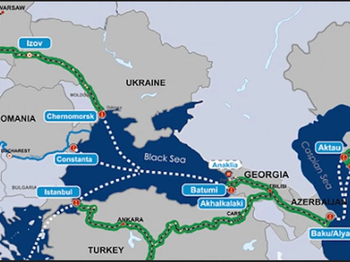 Putin vrea război la Marea Neagră. Miza: Coridorul Mijlociu, rută de comerț ce trece și prin România - Foto: Eurasia Review (imagine cu rol ilustrativ)