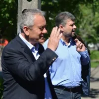 Primarul Buzăului, Constantin Toma, și președintele PSD, Marcel Ciolacu