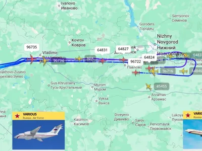 Zborurile avioanelor rusești