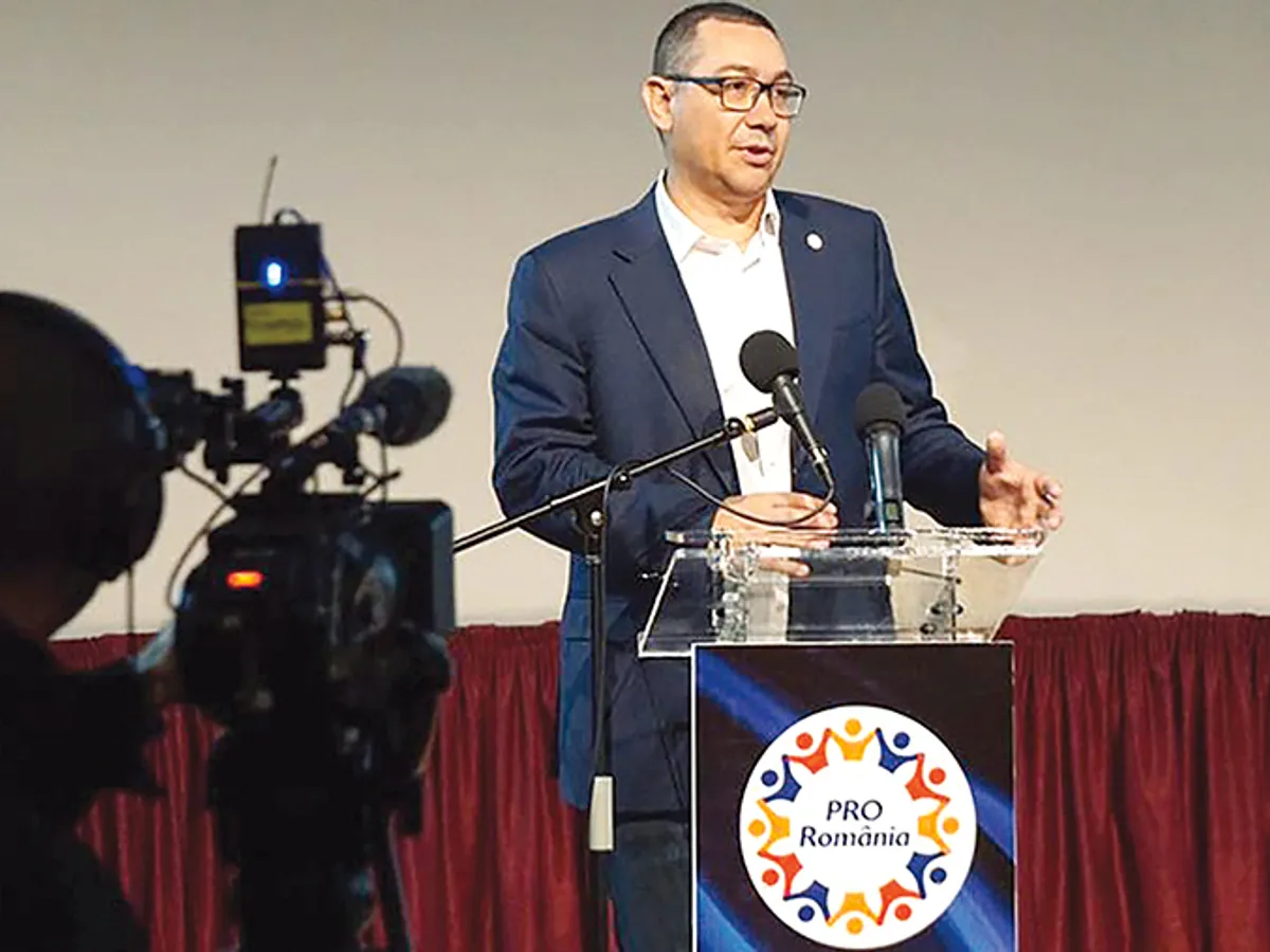 Fostul prim ministru, Victor Ponta