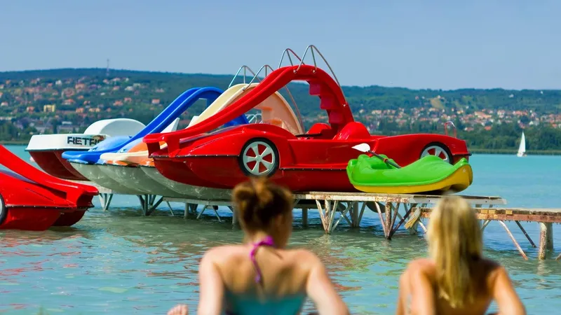 Plajă la Lacul Balaton. / Foto: Profimedia