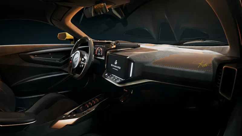 Interzis, iubitorilor de mașini electrice! Supercar cu motor V12 pe benzină de 2.128 de cai, manuală - Foto: Giamaro Automobili