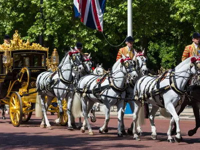 Diamond Jubilee State Coach, folosită de încoronarea Regelui Charles al III-lea - Foto: Flickr/Michael Garnett