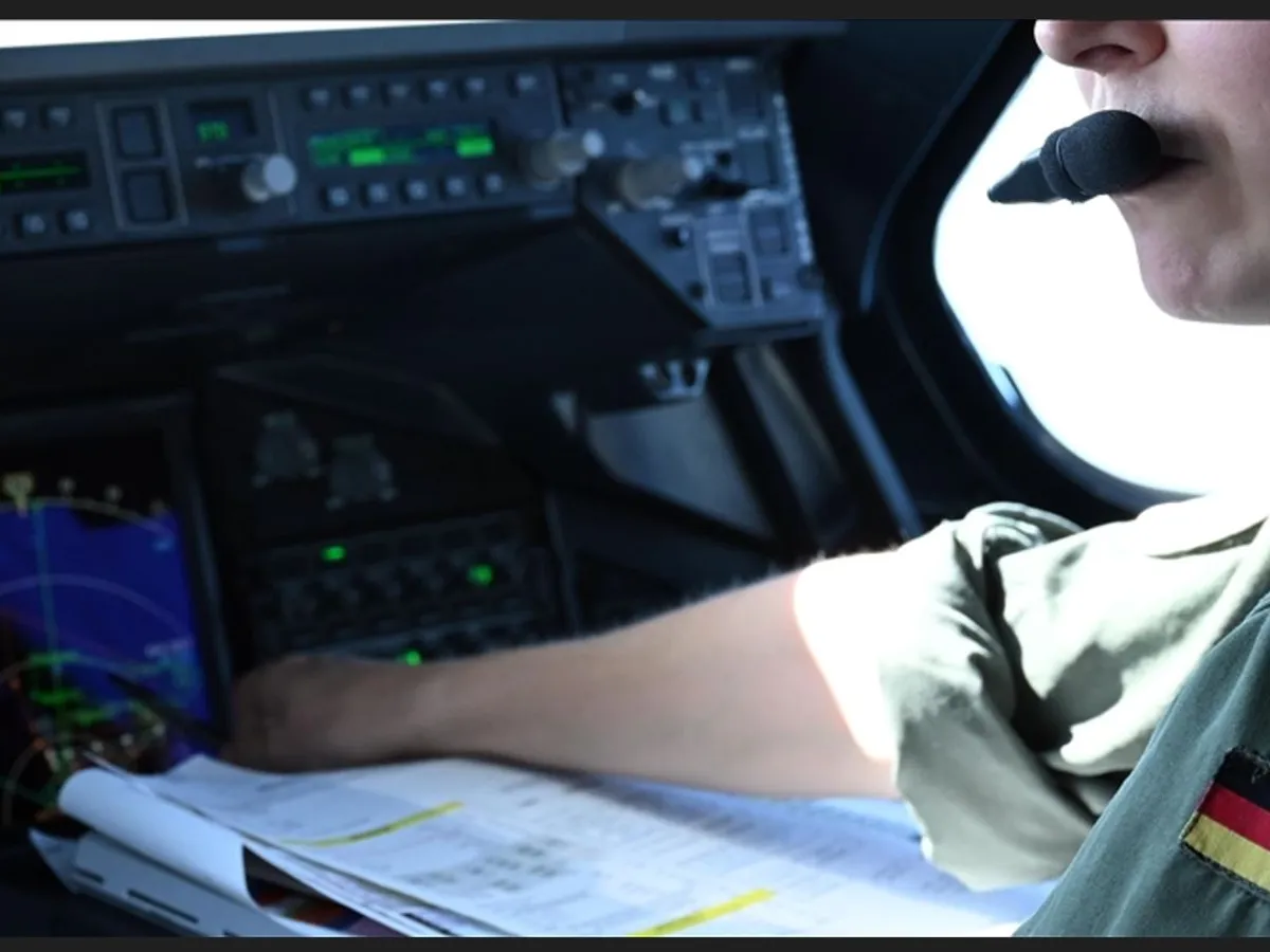Avionul inspectorului general al armatei Germaniei, bruiat de Rusia deasupra Mării Baltice - Foto: Anadolu (imagine cu rol ilustrativ)