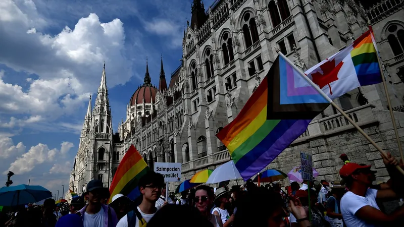 Membrii comunității LGBTQ protestează pe străzile Budapestei (imagine cu caracter ilustrativ) -  Foto: Profimedia Images
