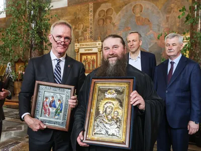 Președinte al Comisiei de Arte Plastice din SUA la Mănăstirea Sf. Serghie din Sankt Petersburg - Foto: Profimedia Images