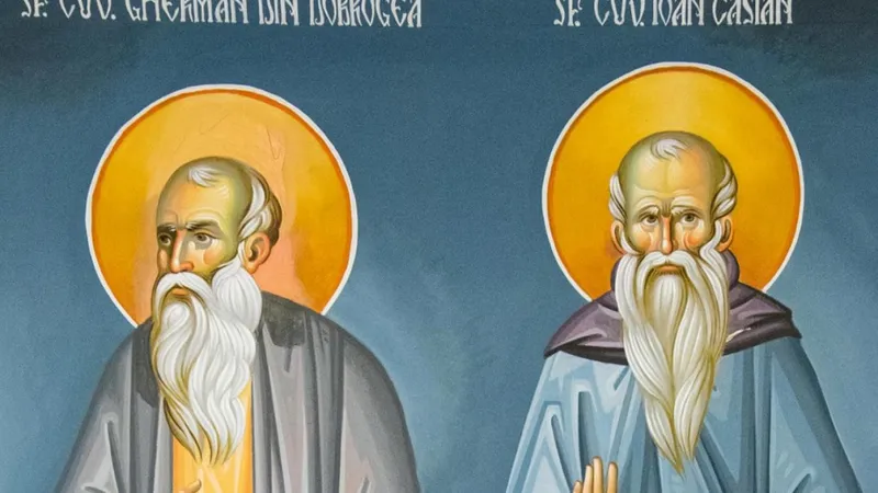 Sfinții Ioan Casian și Gherman din Dobrogea FOTO: doxologia.ro