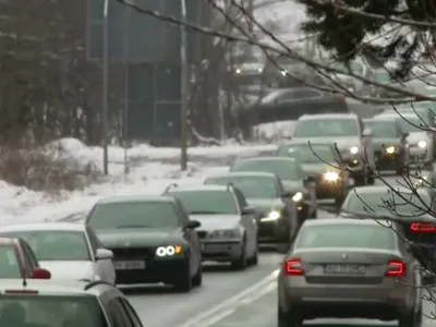 Trafic intens pe Valea Prahovei/foto: captura tv