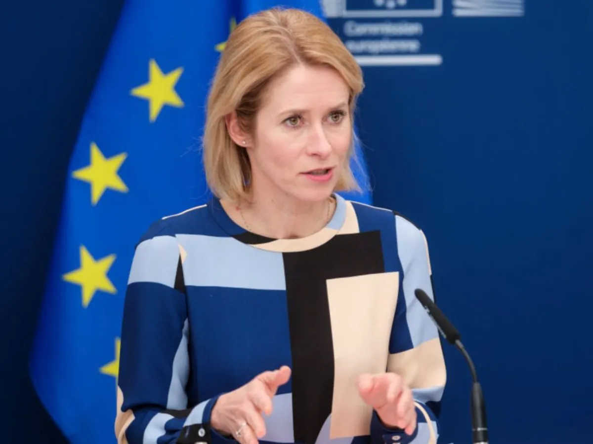 Kaia Kallas anunță alocarea de noi fonduri UE pentru Ucraina din profiturile activelor rusești înghețate