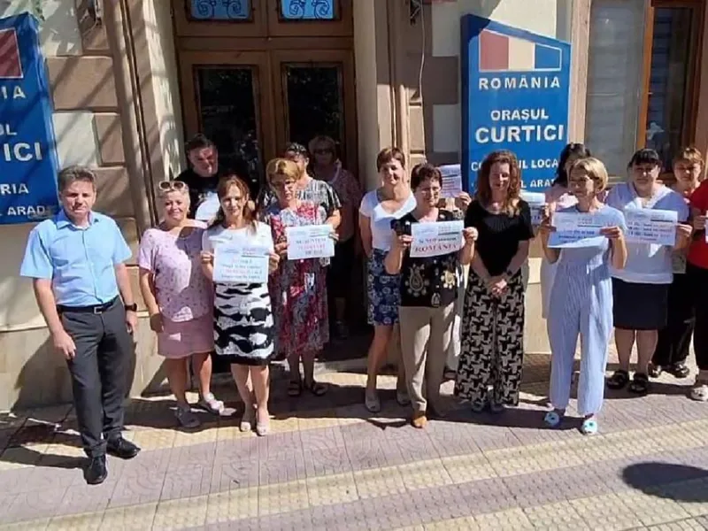 Grevă la Curtici - Foto: Antena3