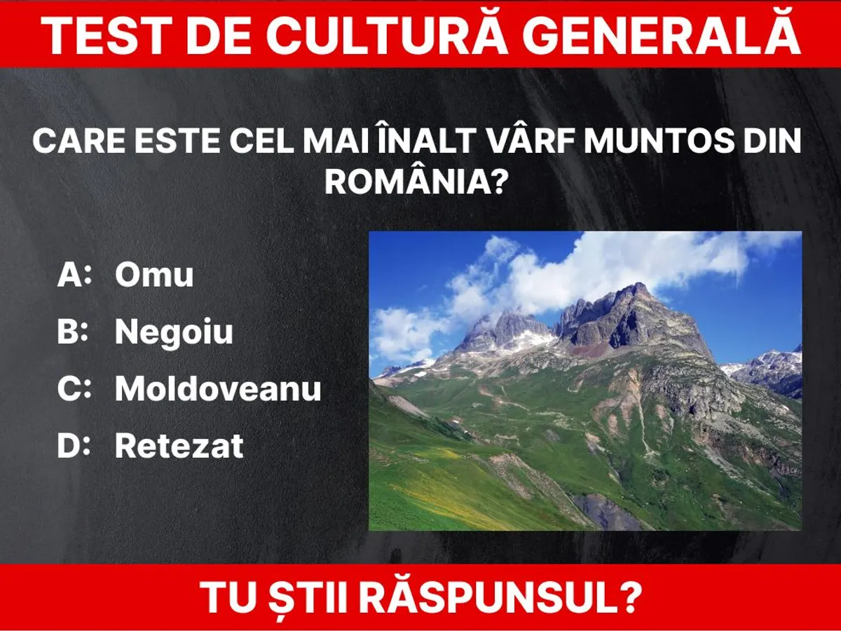 Test de cultură generală Foto: Daniel Toșa