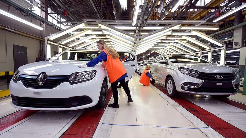 Primul efect al sancțiunilor impuse Rusiei: Avtovaz, cel mai mare producător auto, oprește producția. / Foto: rostec.ru