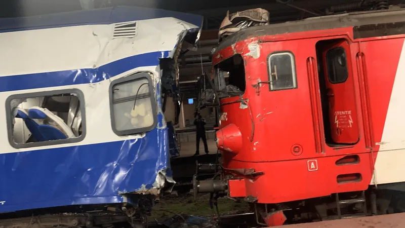 Accident tren - Foto: Captura video