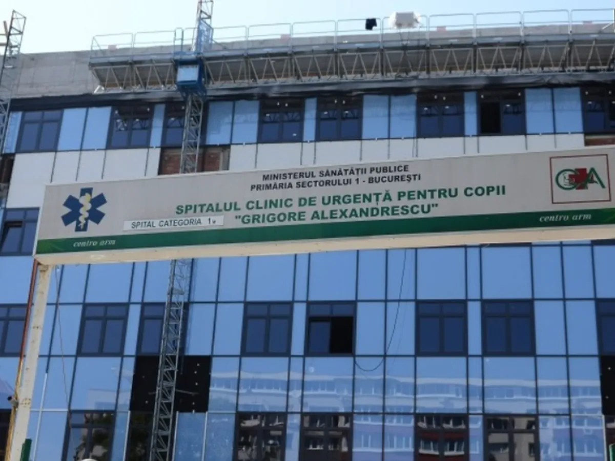 Spitalul pentru Copii „Grigore Alexandrescu” din București, dotat din donații. Foto Instititutii Medicale