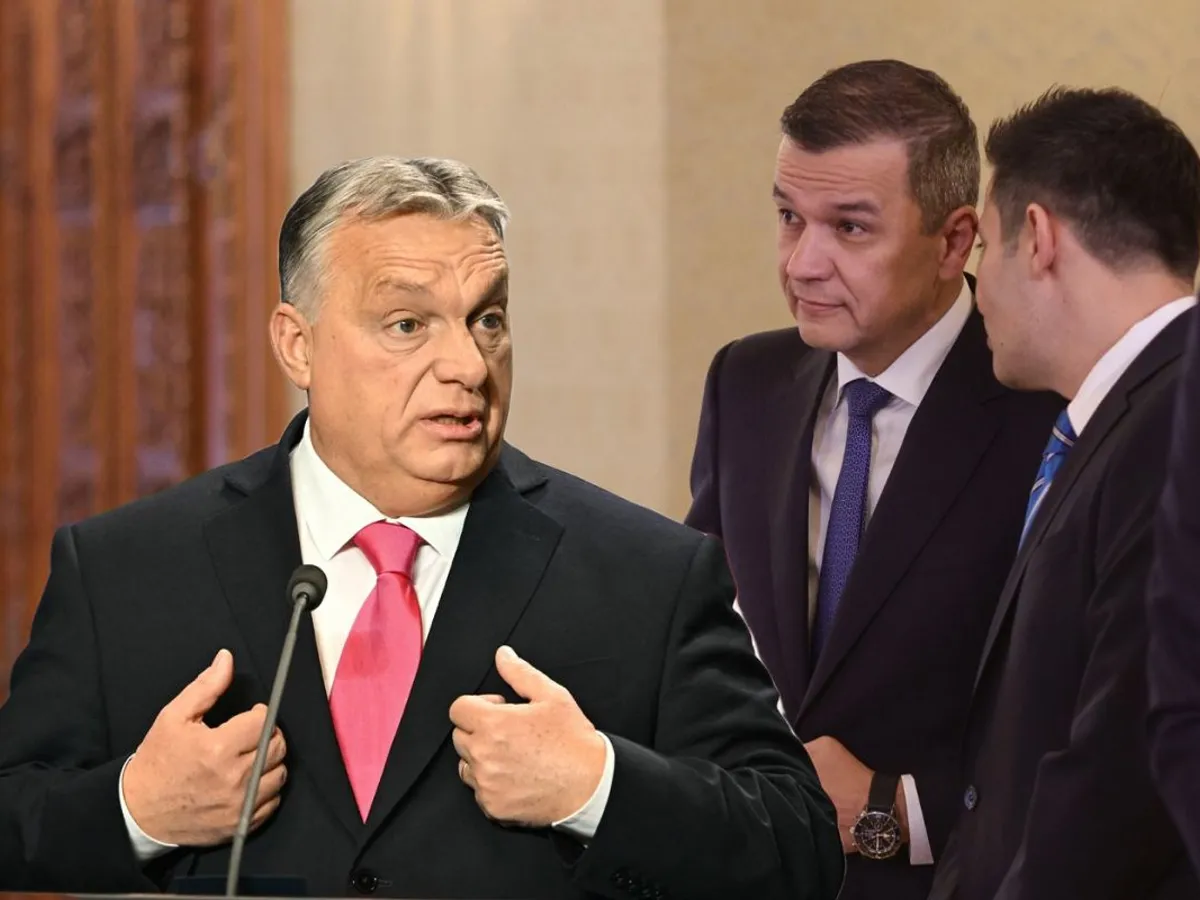 Viktor Orban și Grindeanu și Manda - Foto: Profimedia Images / INQUAM PHOTOS