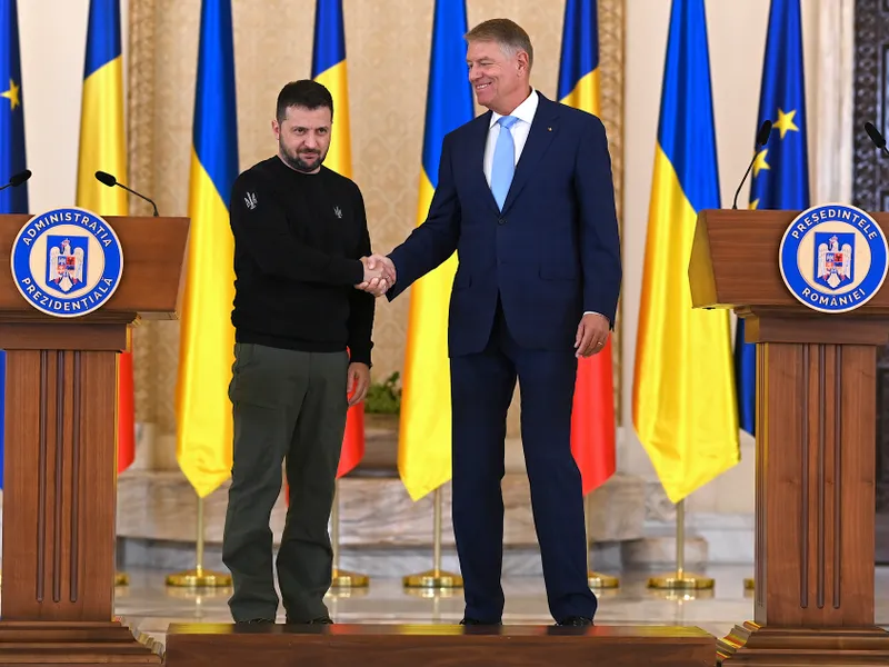 Iohannis a discutat cu Zelenski. România are o armă vitală pentru rezistența Ucrainei - INQUAM Photos / Eduard Vînătoru