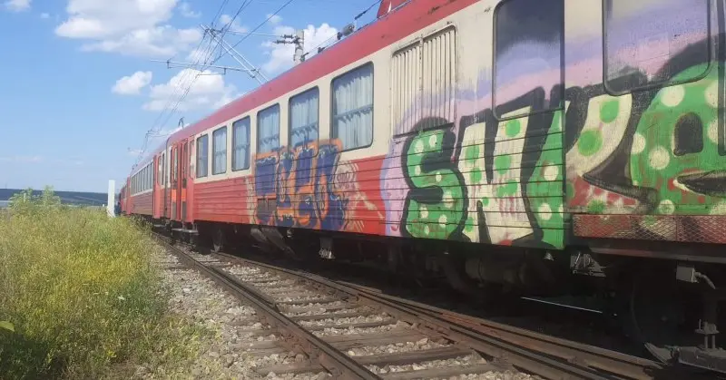 FOTO Încă un tren a deraiat în județul Iași. Momente de panică printre pasageri