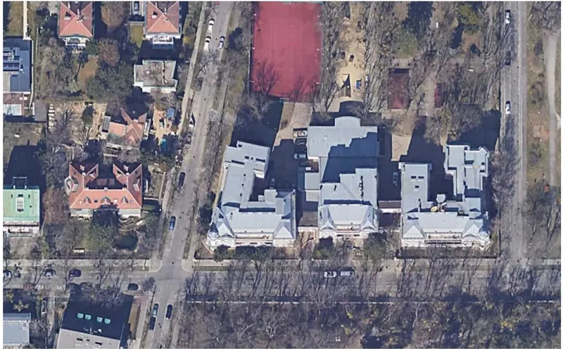 Sanatoriul de pe Sternwartestra&szlig;e, centru de spionaj de pe vremea sovieticilor - Foto: Google Map