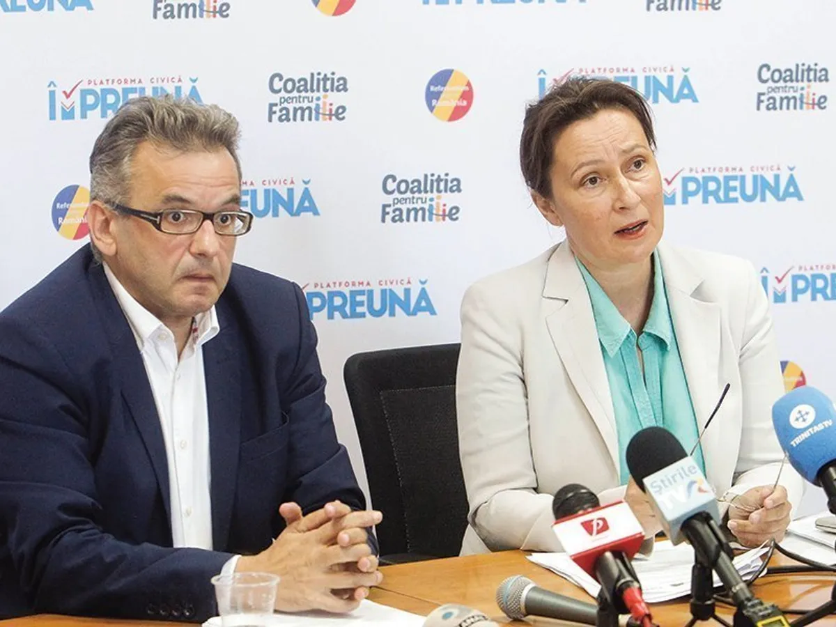 Ana Corina Săcrieru și Mihai Gheorghiu, cele două voci reprezentative ale Coaliției pentru Familie