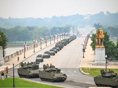 Paradă militară grandioasă, ca la Moscova, la Washington, de ziua US Army și a lui Trump - Foto: Profimedia Images