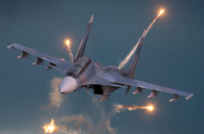 Avion rusesc Su-30 -Foto: Profimedia images