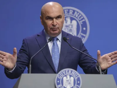 Premierul Ilie Bolojan, în conferinţă de presă, la prezentarea Pachetului 2 de reforme - Foto: INQUAM PHOTOS/Octav Ganea