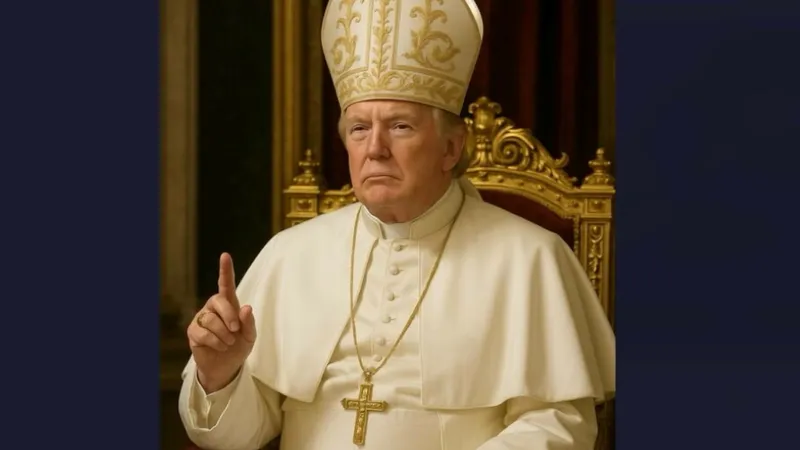 Trump a publicat un portret al său ca papă. „Mi-ar plăcea să fiu Papă. Ar fi alegerea numărul 1” -