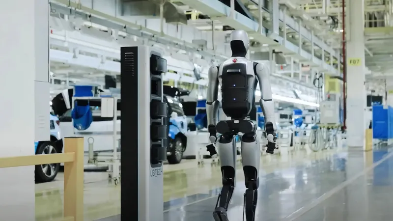 Premieră „înspăimântătoare”! Un robot umanoid își schimbă singur bateria pentru a munci 24/7 - Foto: UBTech