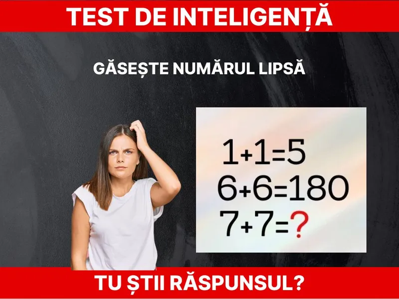 Test de inteligență Foto: Daniel Toșa