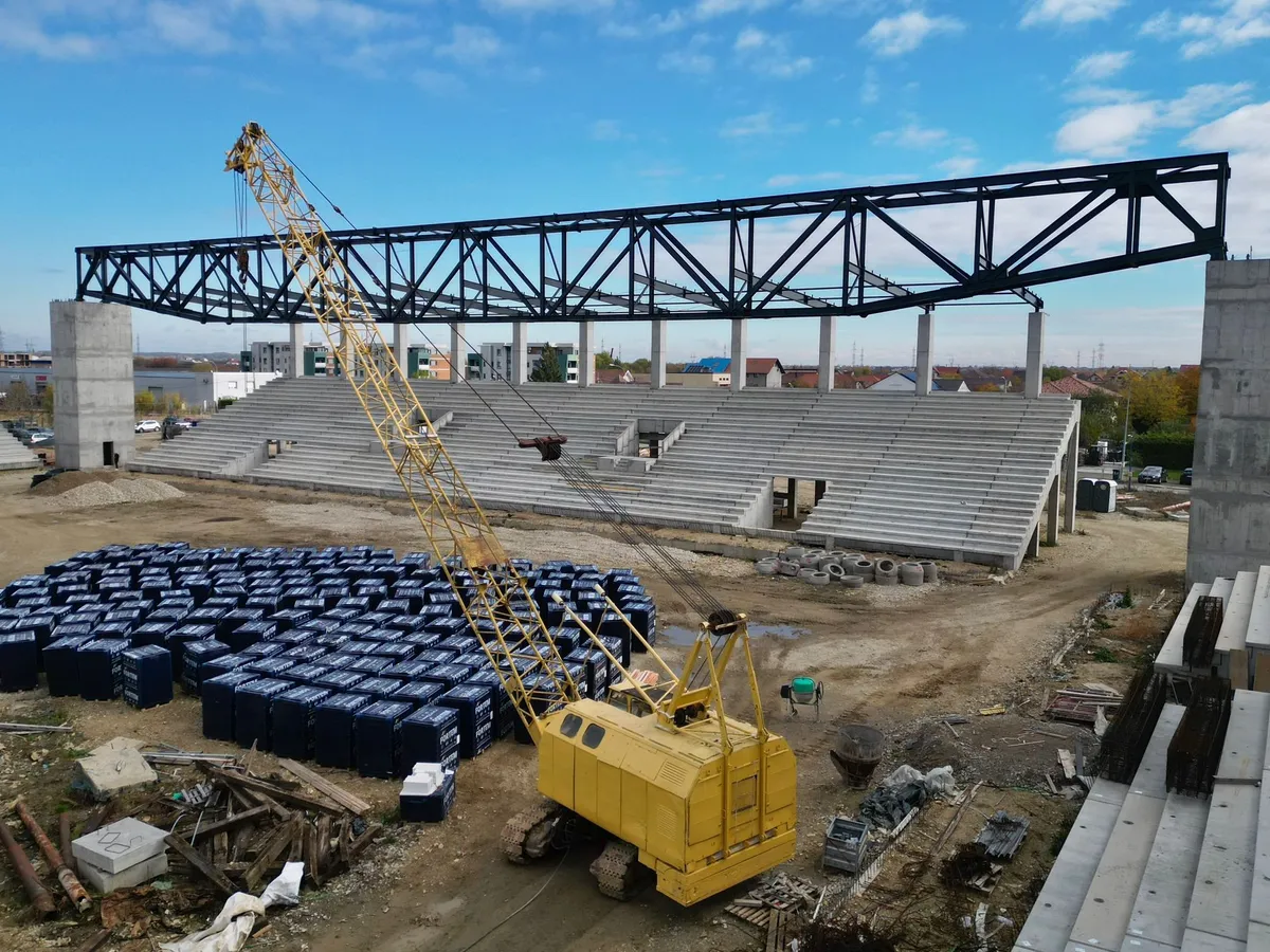 Consiliul Județean alocă 20 milioane lei pentru finalizarea Arenei Eroii Timișoarei - Foto: Facebook/Alfred Simonis