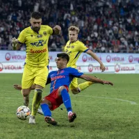 Bătaie cu jandarmii, la FCSB - Petrolul Ploieşti. Meciul din Superligă s-a terminat 1-1 - Foto: INQUAM PHOTOS / Gyozo Baghiu