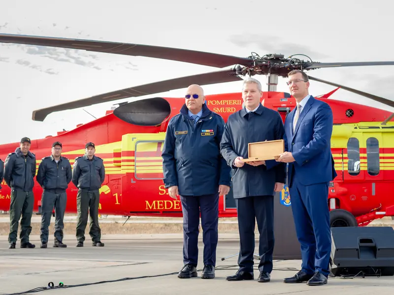 PZL Mielec livrează României primele elicoptere Sikorsky S-70 Black Hawk pentru misiuni de salvare - Foto: PZL Mielec