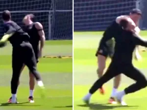 VIDEO Imaginile cu Szczesny și Lewandowski fac înconjurul lumii! 