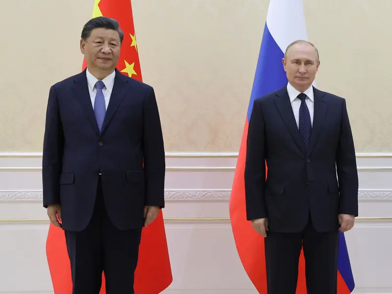 Xi Jinping și Vladimir Putin la Samarkand/foto: Profimedia Images