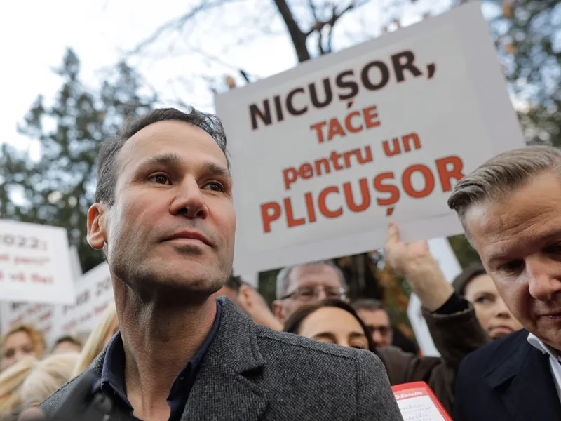 Robert Negoiță a condus protestul agramaților PSD Sector 2 Foto: INQUAM Photos/George Călin