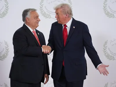 Viktor Orban și Donald Trump - Foto: Profimedia Images (Imagine cu rol ilustrativ)